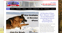 Desktop Screenshot of meredun4paws.com